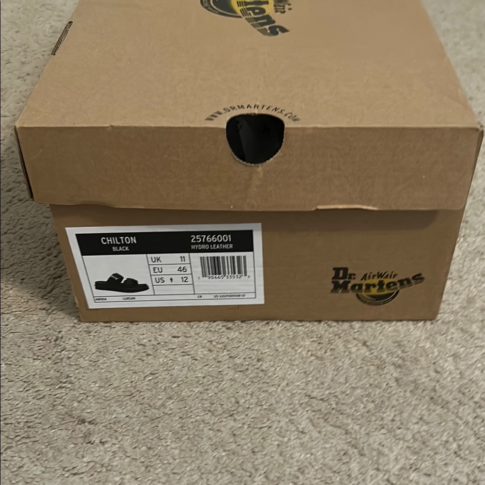 Dr. Martens Chilton Black Leather Shoes